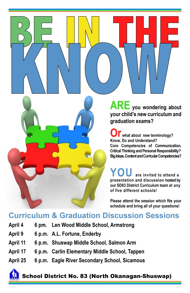 Curriculum Be in the Know